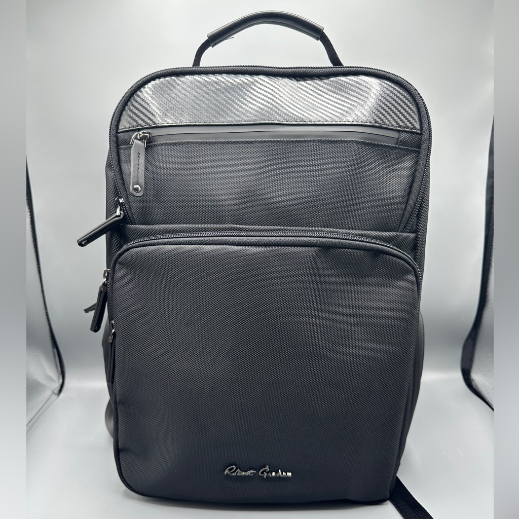 Robert Graham Sustainable/Recycled Material Cache Backpack Black